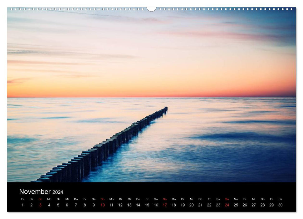 Baltic Sea Beaches (CALVENDO Premium Wall Calendar 2024) 