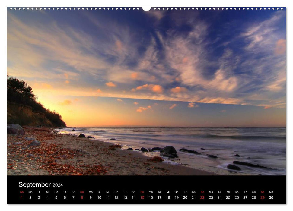 Baltic Sea Beaches (CALVENDO Premium Wall Calendar 2024) 