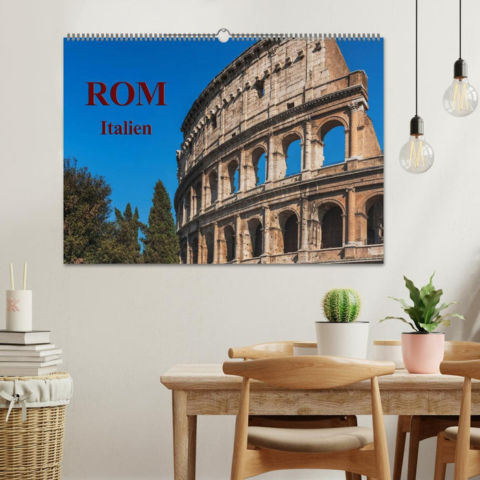 Rome-Italy / Birthday Calendar (CALVENDO Wall Calendar 2024) 