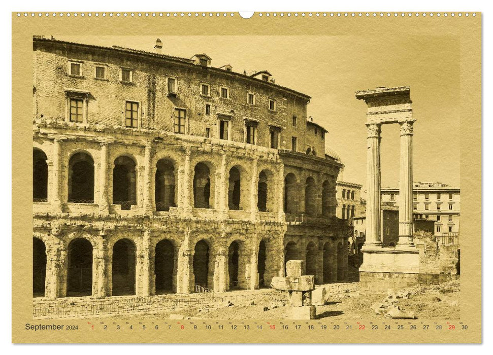 Rome-A calendar in newspaper style (CALVENDO wall calendar 2024) 