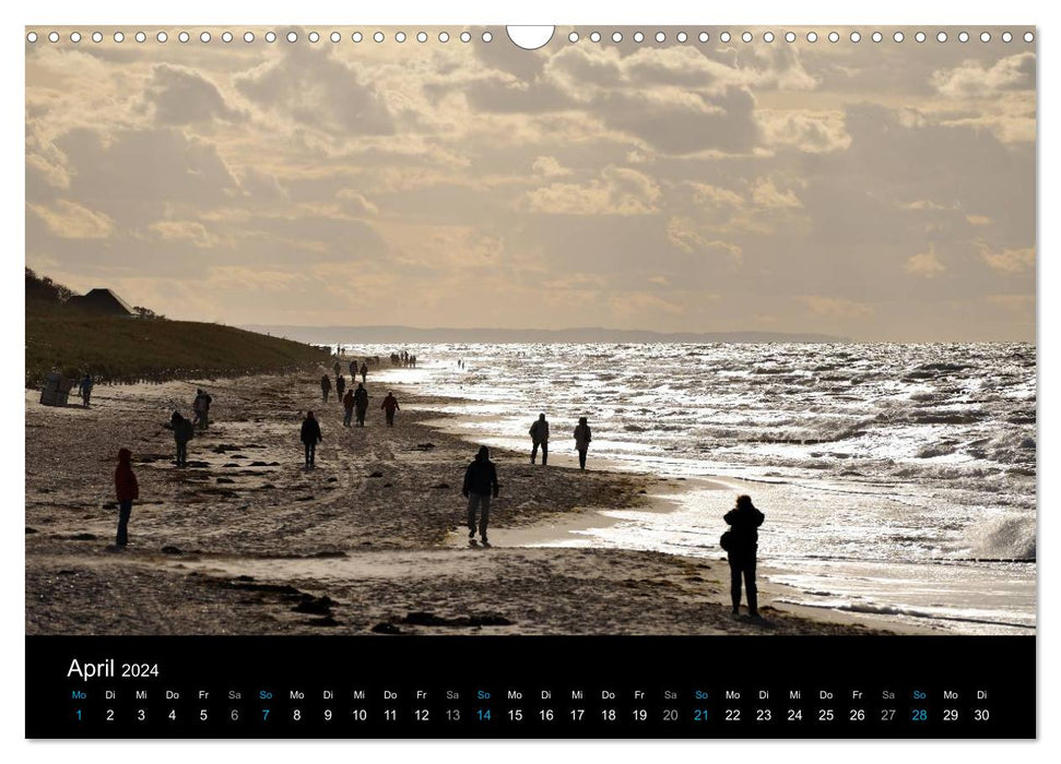 Baltic Sea beach Graal-Müritz (CALVENDO wall calendar 2024) 