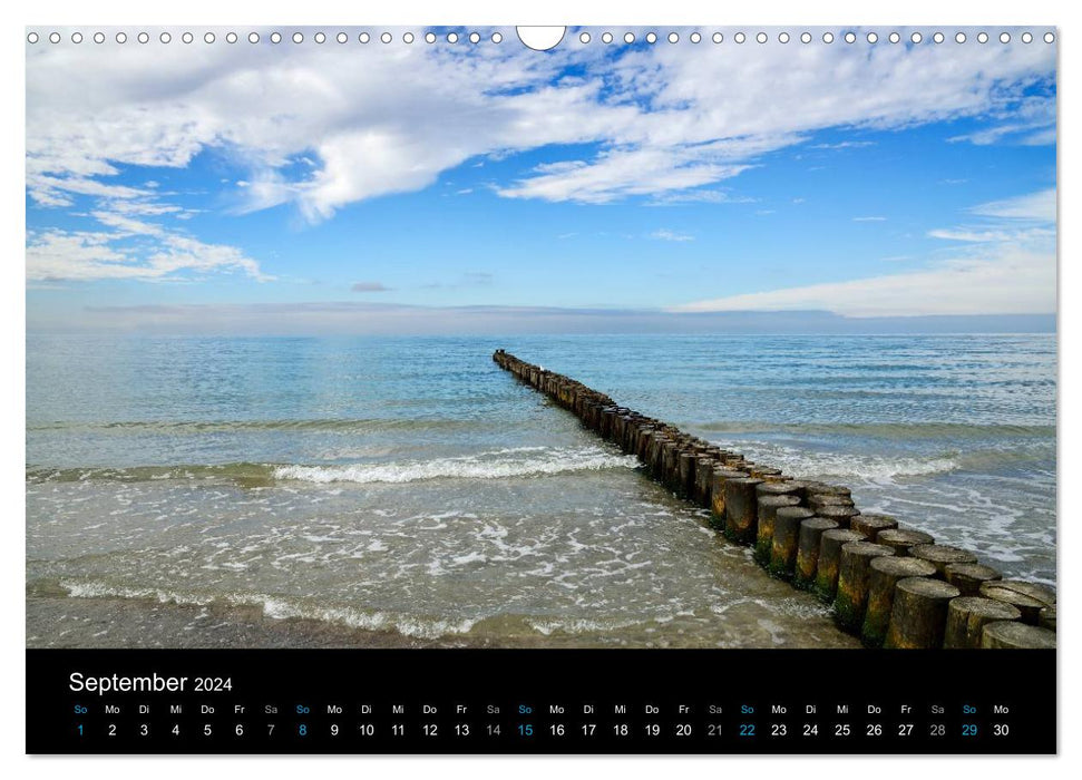 Baltic Sea beach Graal-Müritz (CALVENDO wall calendar 2024) 