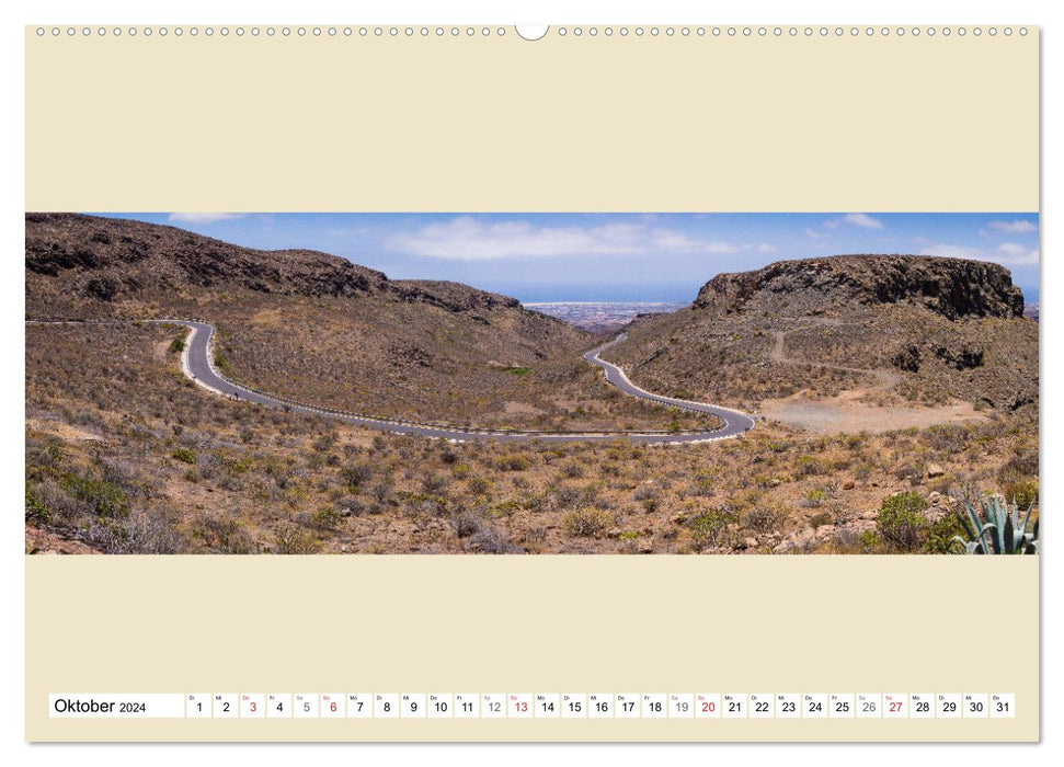 Gran Canaria - Extrabreite Landschaften (CALVENDO Premium Wandkalender 2024)