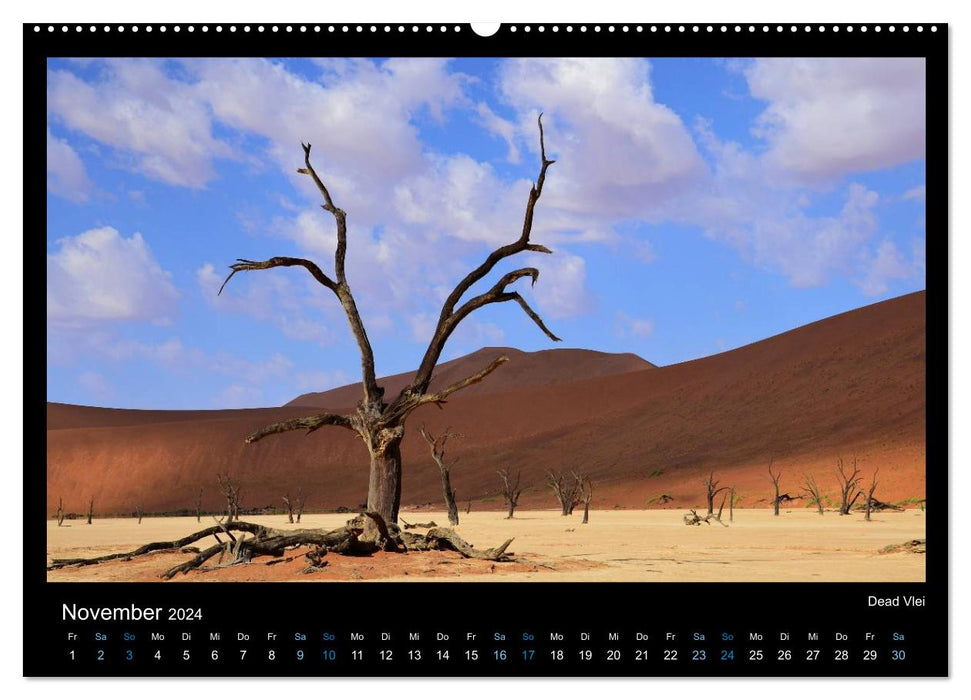Namibia 2024 Farben der Wüste (CALVENDO Wandkalender 2024)