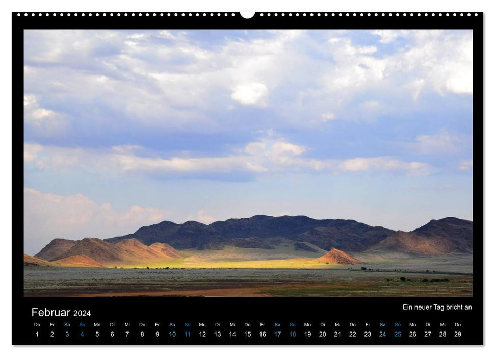 Namibia 2024 Colors of the Desert (CALVENDO Wall Calendar 2024) 