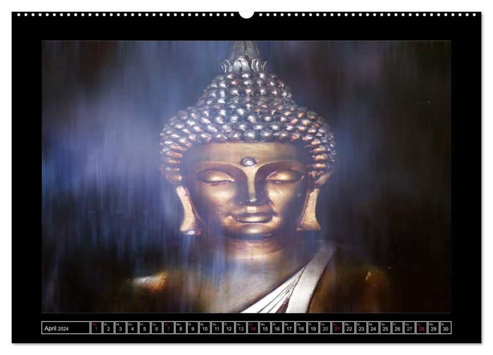 Buddha - Harmonie und Entspannung (CALVENDO Premium Wandkalender 2024)