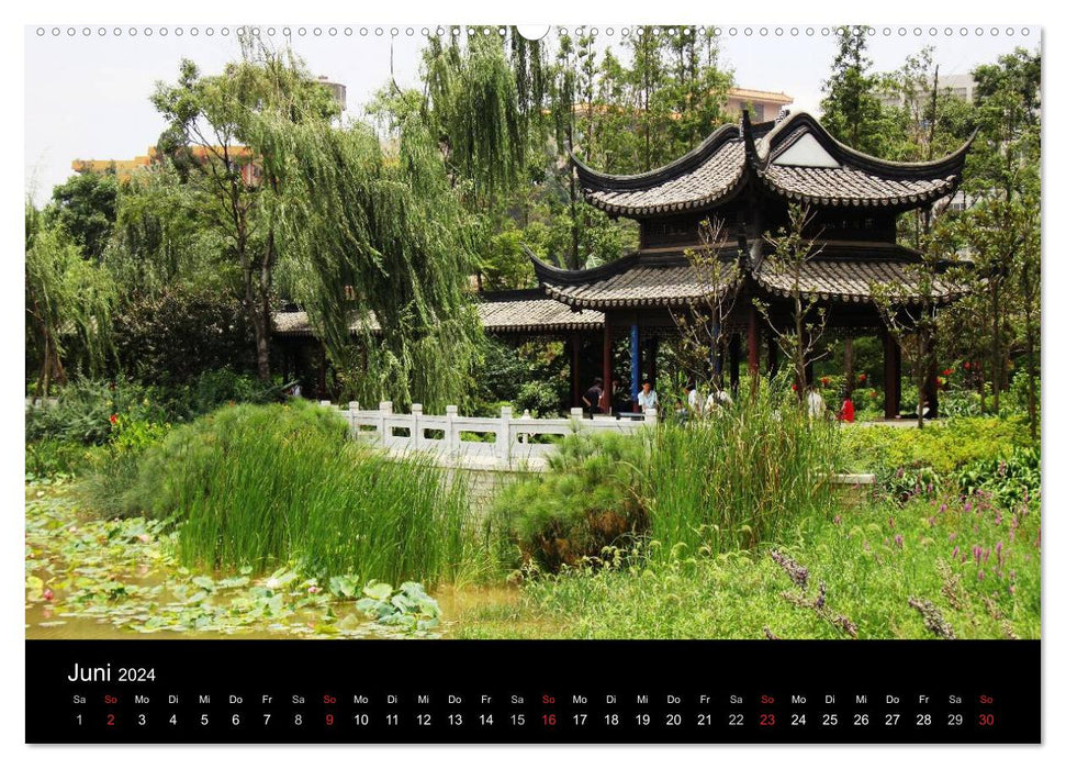 Impressionen aus China (CALVENDO Premium Wandkalender 2024)