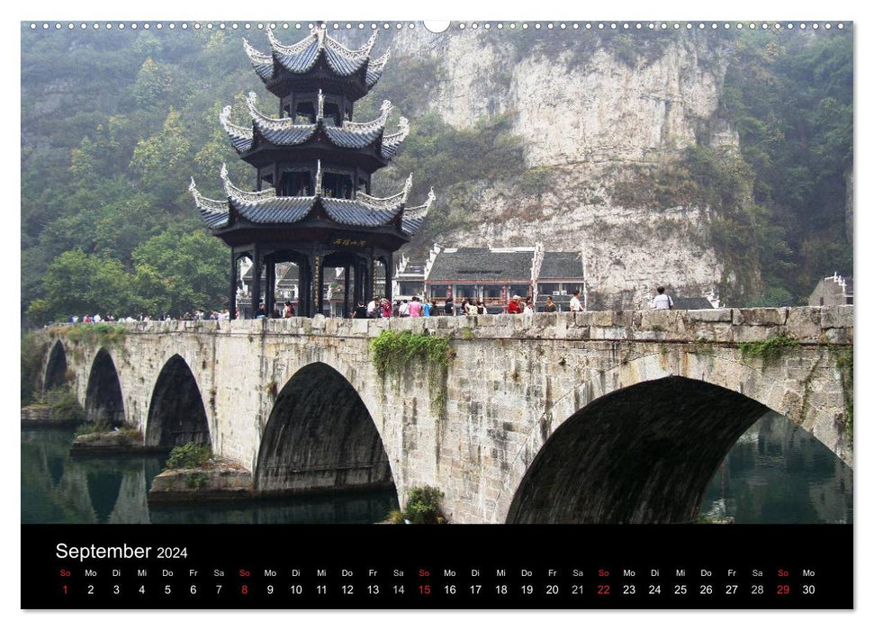 Impressionen aus China (CALVENDO Premium Wandkalender 2024)