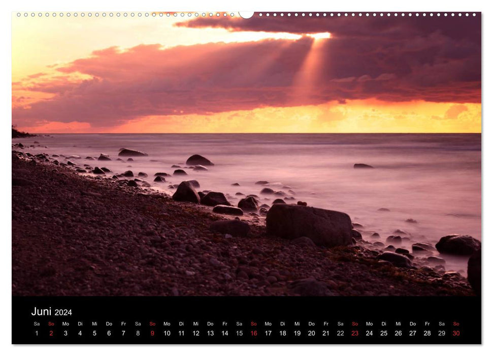Baltic Sea beaches (CALVENDO wall calendar 2024) 