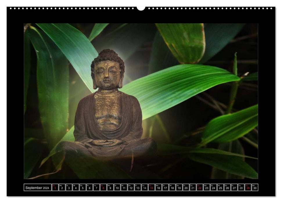 Buddha - harmony and relaxation (CALVENDO wall calendar 2024) 