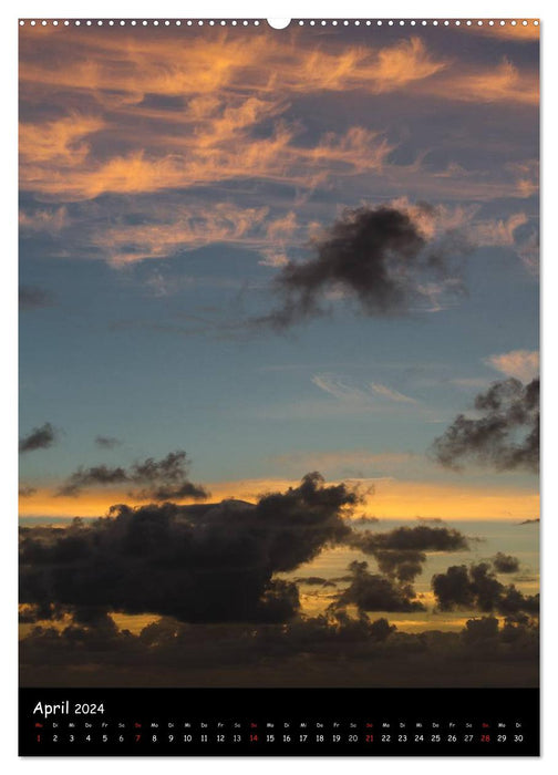 Hawaiian Sunsets (CALVENDO Premium Wall Calendar 2024) 