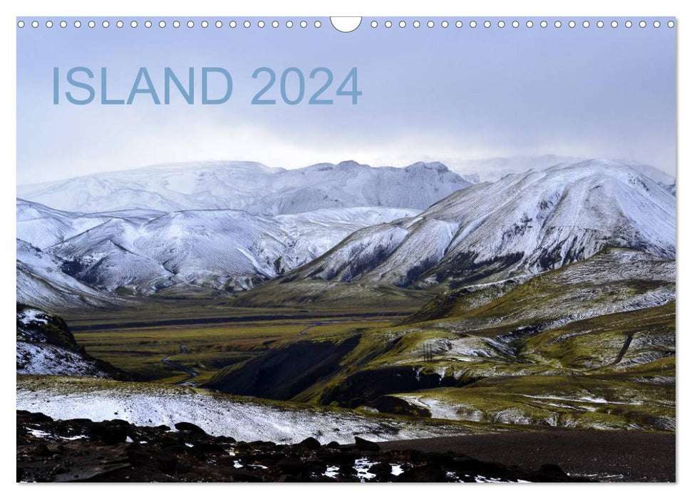 Islande 2024 (Calendrier mural CALVENDO 2024) 