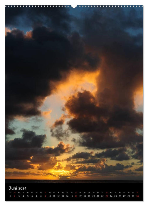 Hawaiian Sunsets (CALVENDO Wandkalender 2024)