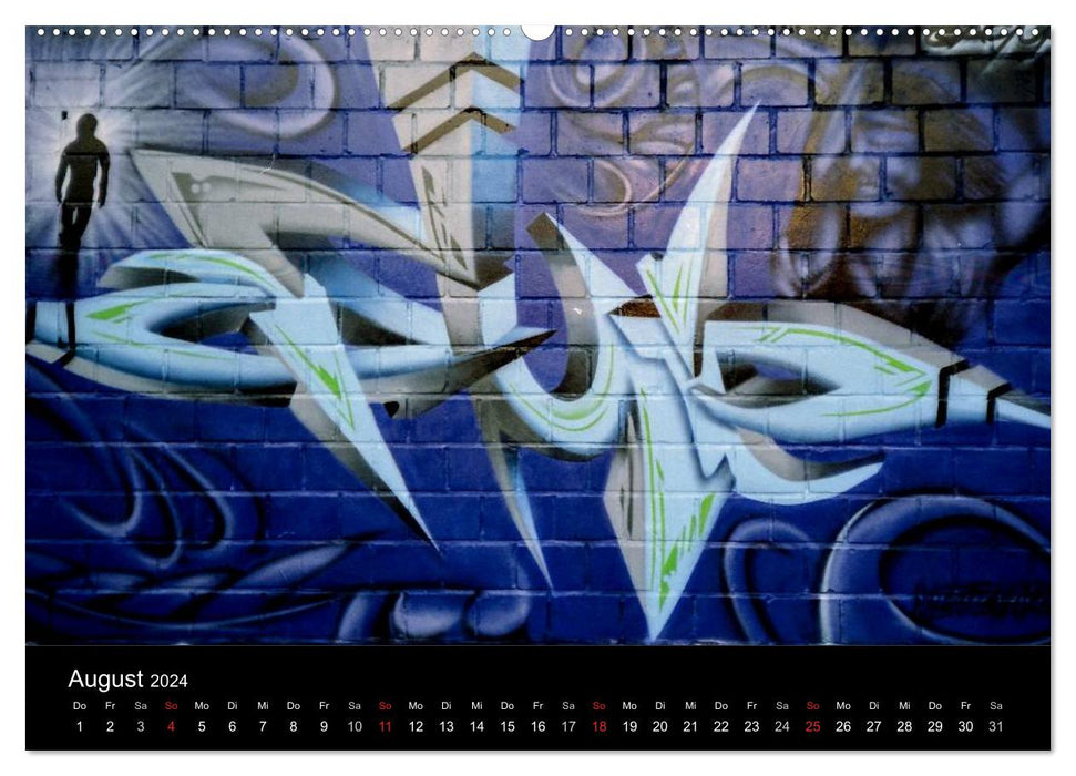 Graffiti - Kunst aus der Dose (CALVENDO Premium Wandkalender 2024)