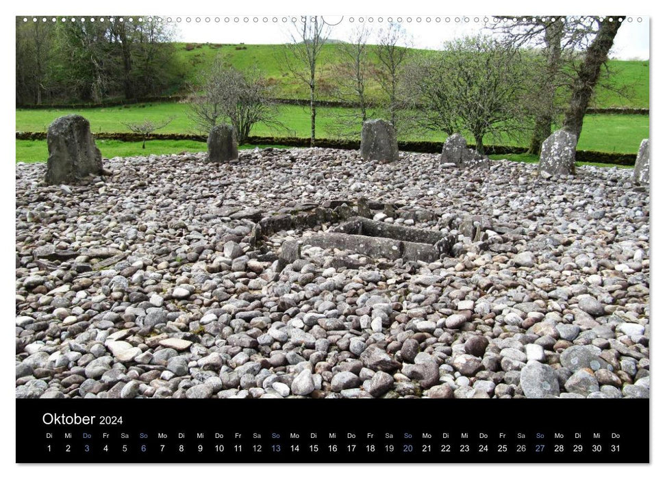 Steinkreise Großbritanniens (CALVENDO Premium Wandkalender 2024)