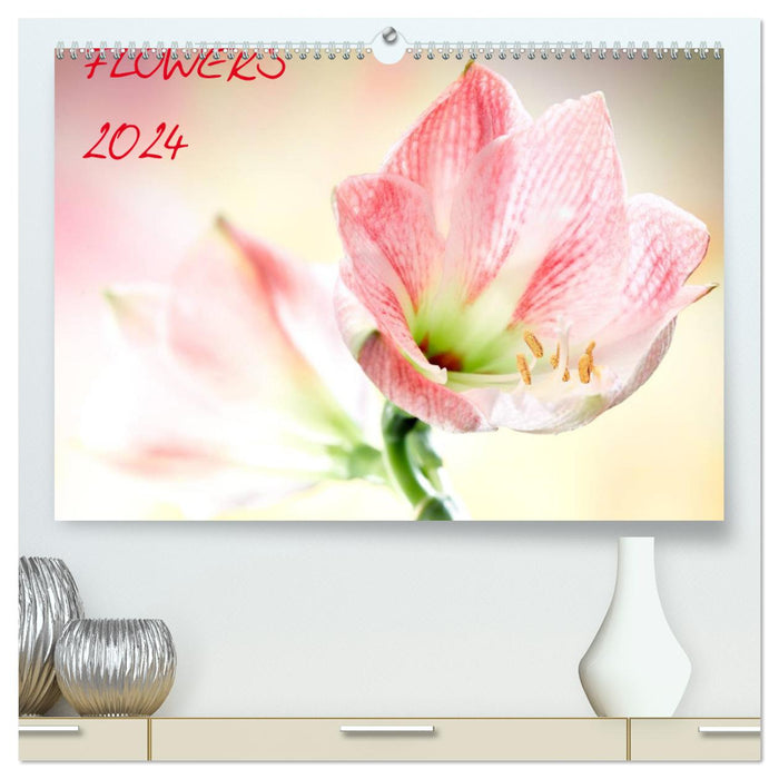 Flowers / 2024 (CALVENDO Premium Wandkalender 2024)