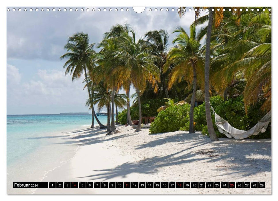 Malediven - Trauminseln im Indischen Ozean (CALVENDO Wandkalender 2024)