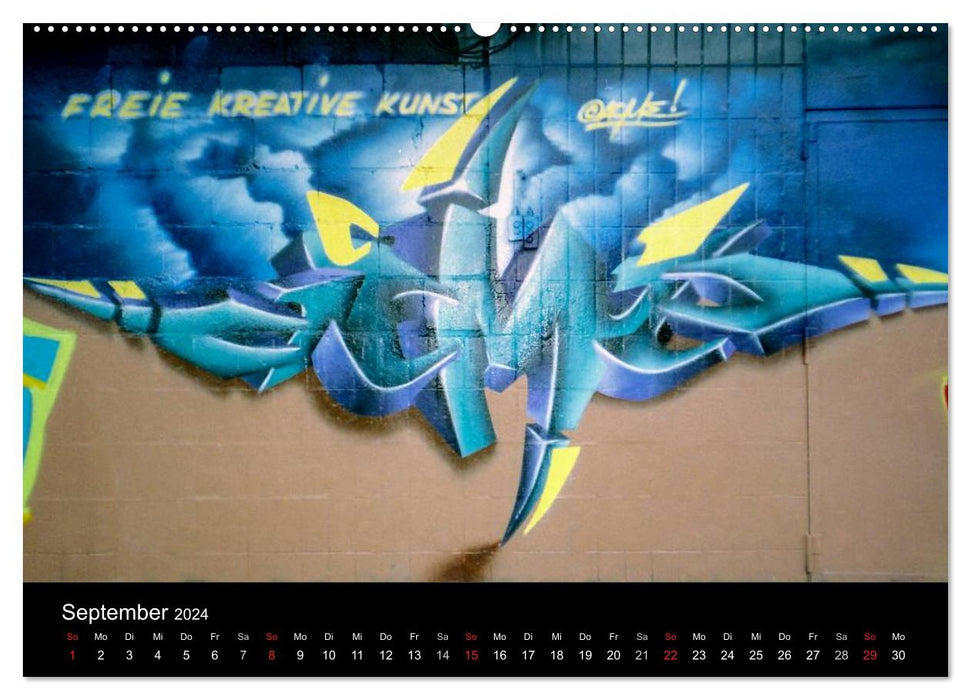 Graffiti - Kunst aus der Dose (CALVENDO Wandkalender 2024)