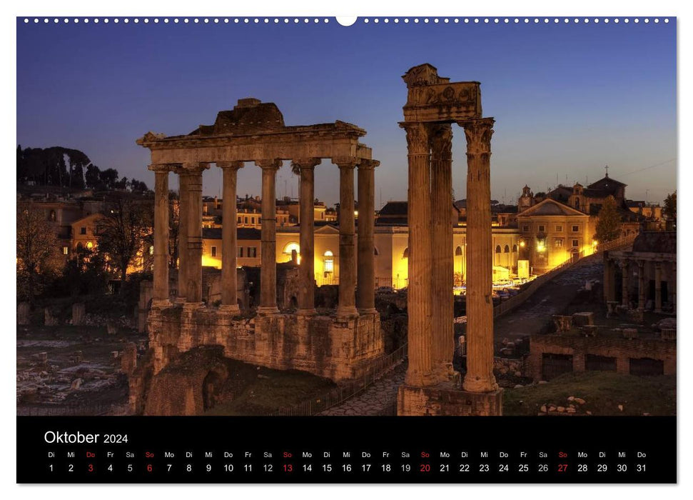 Italien - Monumente und Kulturlandschaften (CALVENDO Premium Wandkalender 2024)