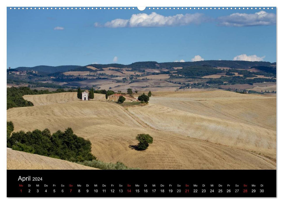 Italien - Monumente und Kulturlandschaften (CALVENDO Premium Wandkalender 2024)