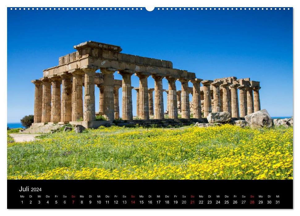 Italie - Monuments et paysages culturels (Calendrier mural CALVENDO Premium 2024) 