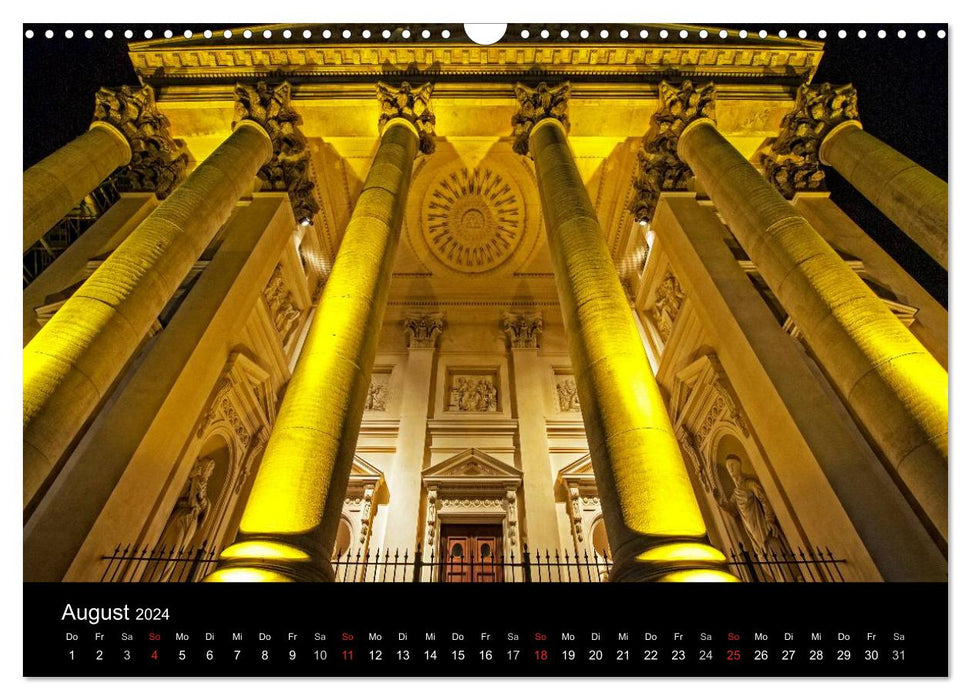 Berlin bei Nacht (CALVENDO Wandkalender 2024)