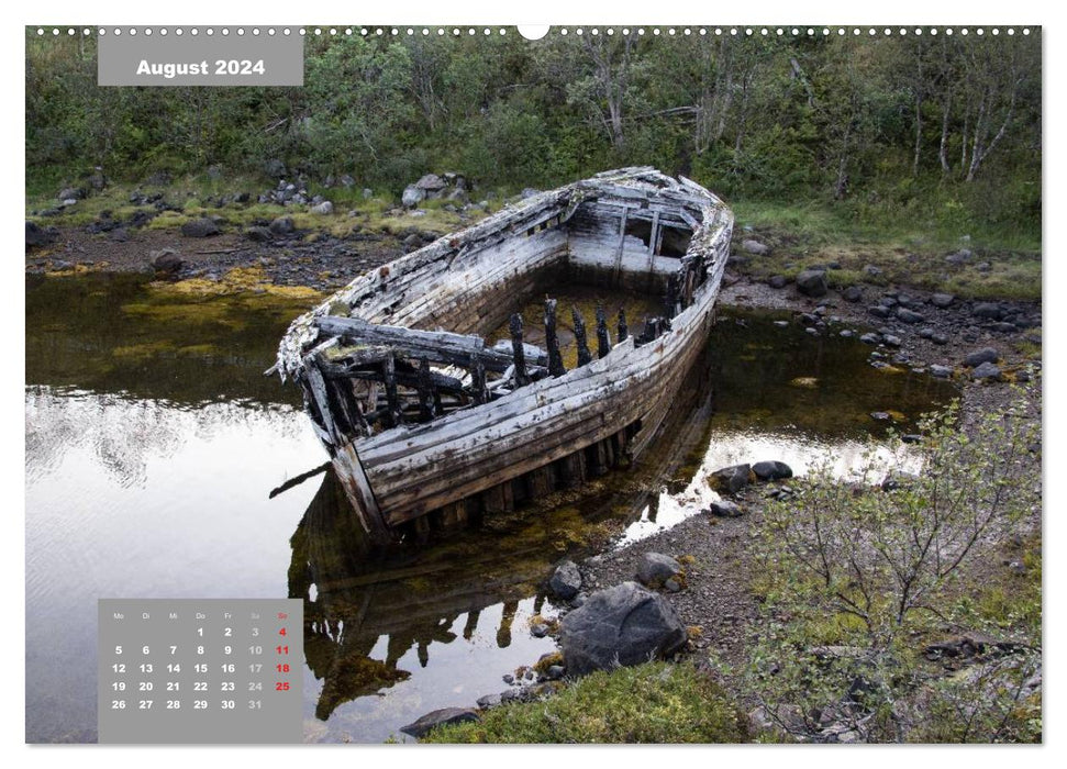 Épaves de bateaux (Calendrier mural CALVENDO Premium 2024) 