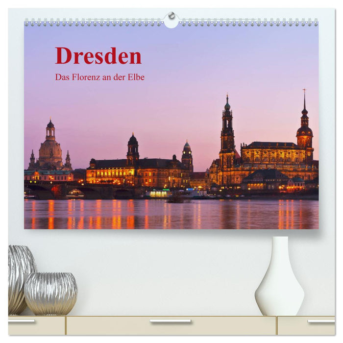 Dresde, Florence sur l'Elbe / version CH (Calendrier mural CALVENDO Premium 2024) 