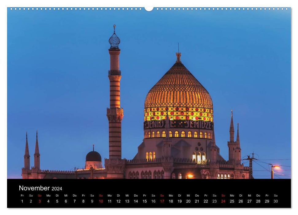 Dresden, das Florenz an der Elbe / CH-Version (CALVENDO Premium Wandkalender 2024)