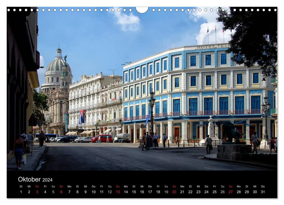 Voyage à travers Cuba (Calendrier mural CALVENDO 2024) 