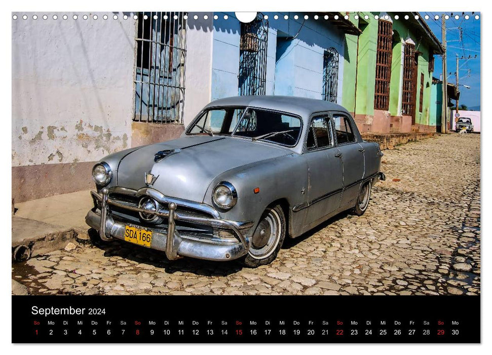 Voyage à travers Cuba (Calendrier mural CALVENDO 2024) 