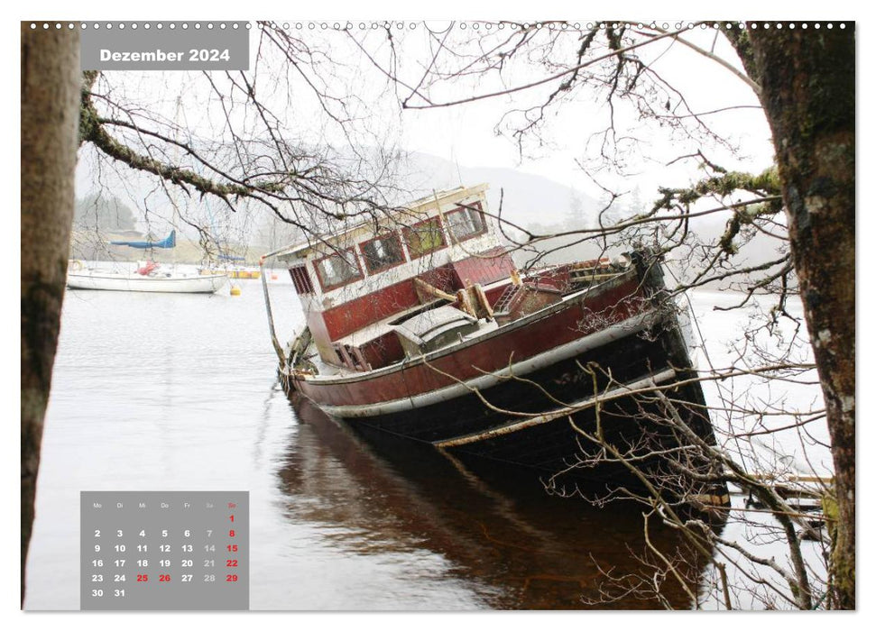 Épaves de bateaux (Calendrier mural CALVENDO 2024) 