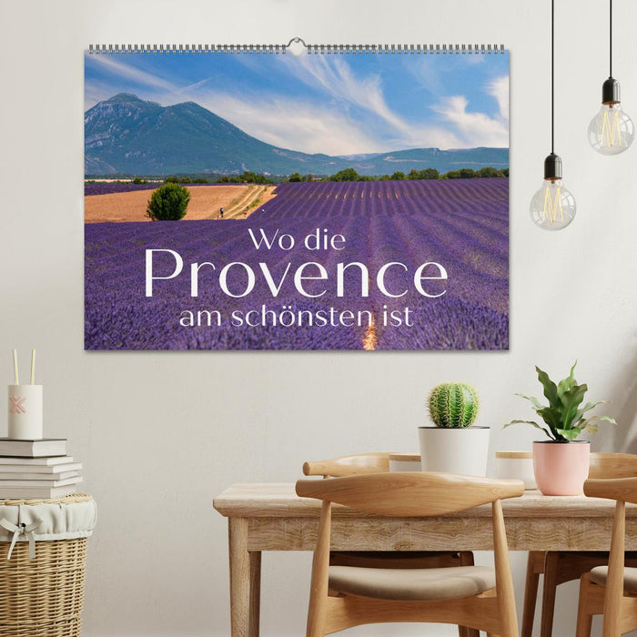 Wo die Provence am schönsten ist (CALVENDO Wandkalender 2024)
