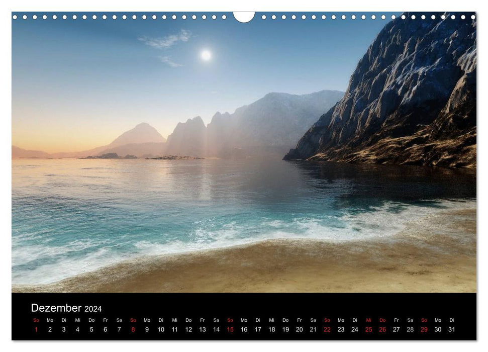 Paysages fantastiques (Calendrier mural CALVENDO 2024) 