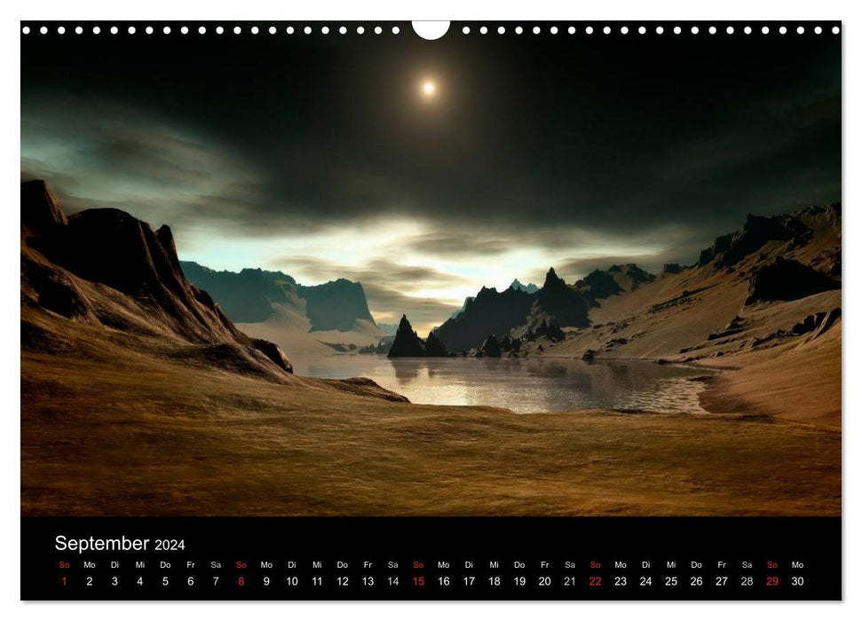 Paysages fantastiques (Calendrier mural CALVENDO 2024) 