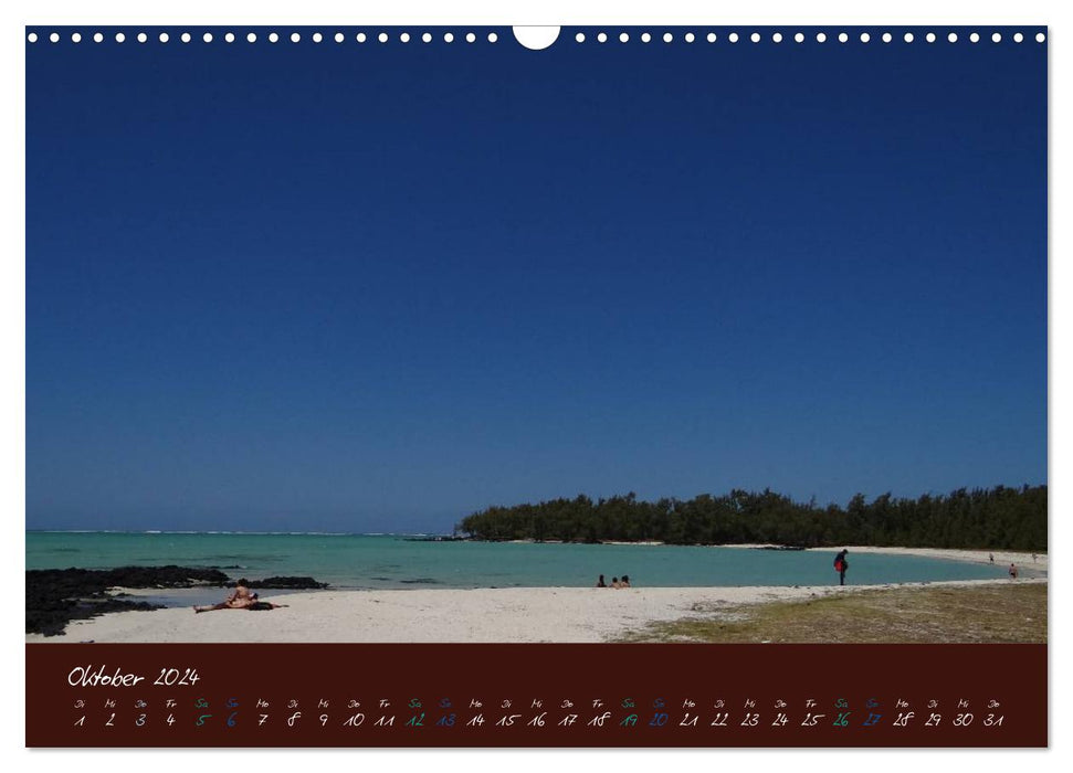 Indische Perle - Mauritius (CALVENDO Wandkalender 2024)