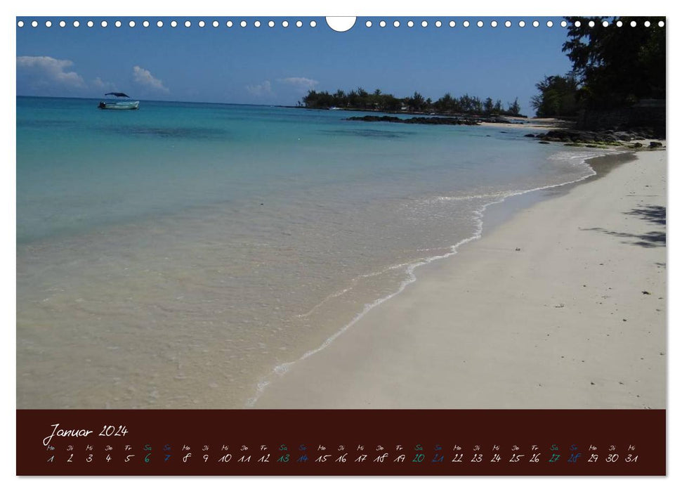 Indische Perle - Mauritius (CALVENDO Wandkalender 2024)