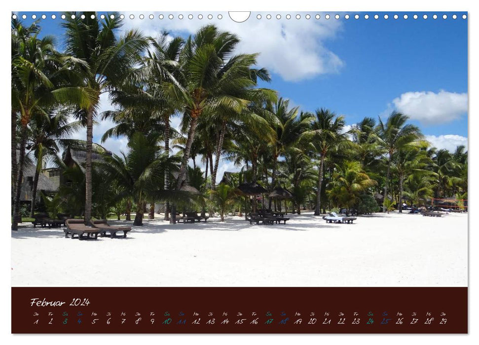 Indische Perle - Mauritius (CALVENDO Wandkalender 2024)