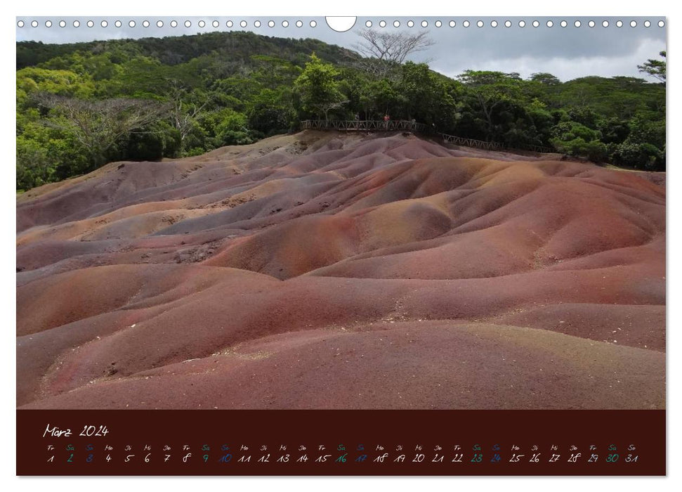 Indische Perle - Mauritius (CALVENDO Wandkalender 2024)