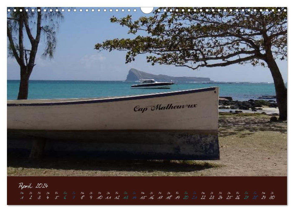 Indische Perle - Mauritius (CALVENDO Wandkalender 2024)