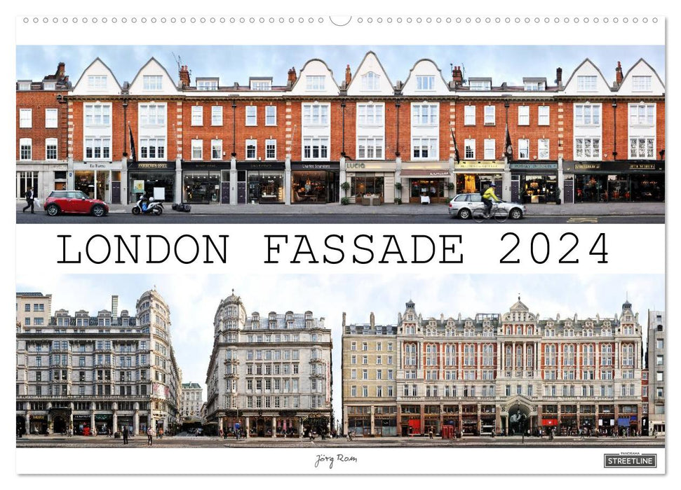 Façade de Londres 2024 (Calendrier mural CALVENDO 2024) 