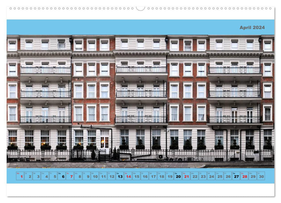 London Fassade 2024 (CALVENDO Wandkalender 2024)