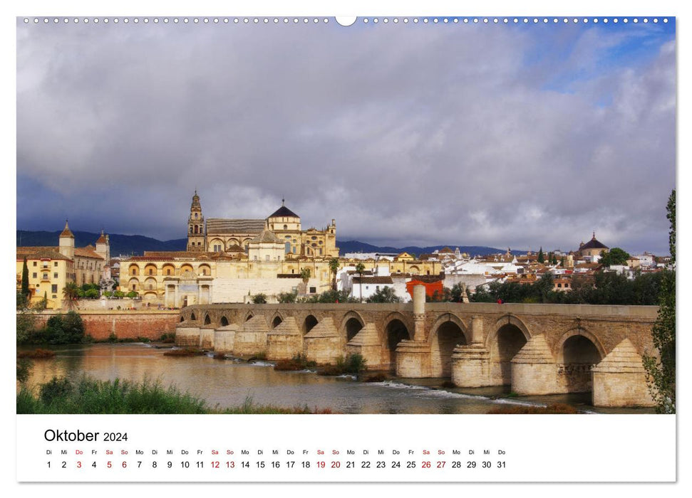 Córdoba -Temperamentvolles Andalusien (CALVENDO Wandkalender 2024)