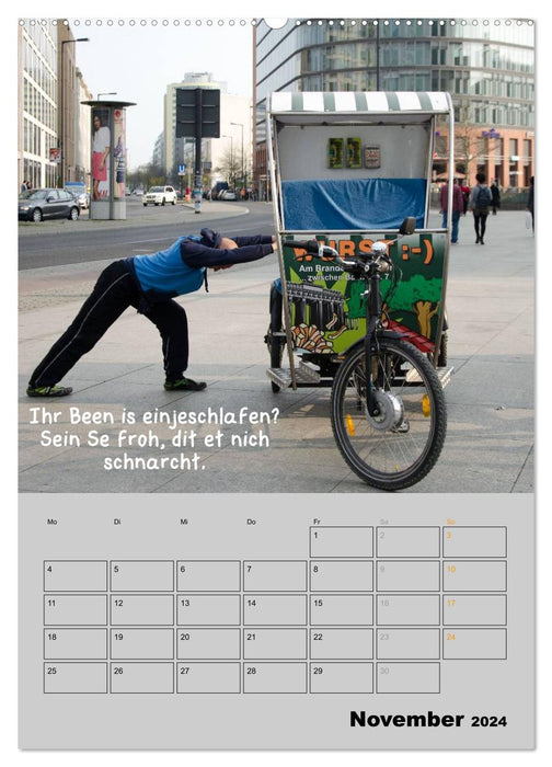 Calendrier photo de rue de Berlin 2024 (Calvendo Premium Wall Calendar 2024) 