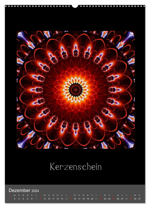 Mandala - Spiegel der Seele/CH-Version (CALVENDO Wandkalender 2024)