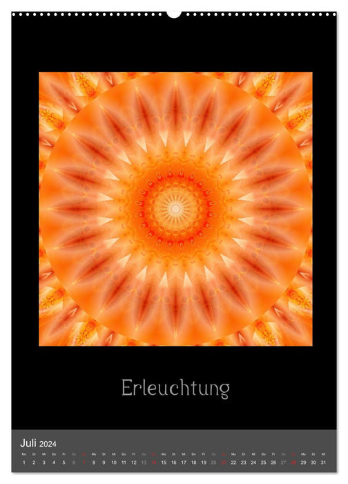 Mandala - Spiegel der Seele/CH-Version (CALVENDO Wandkalender 2024)