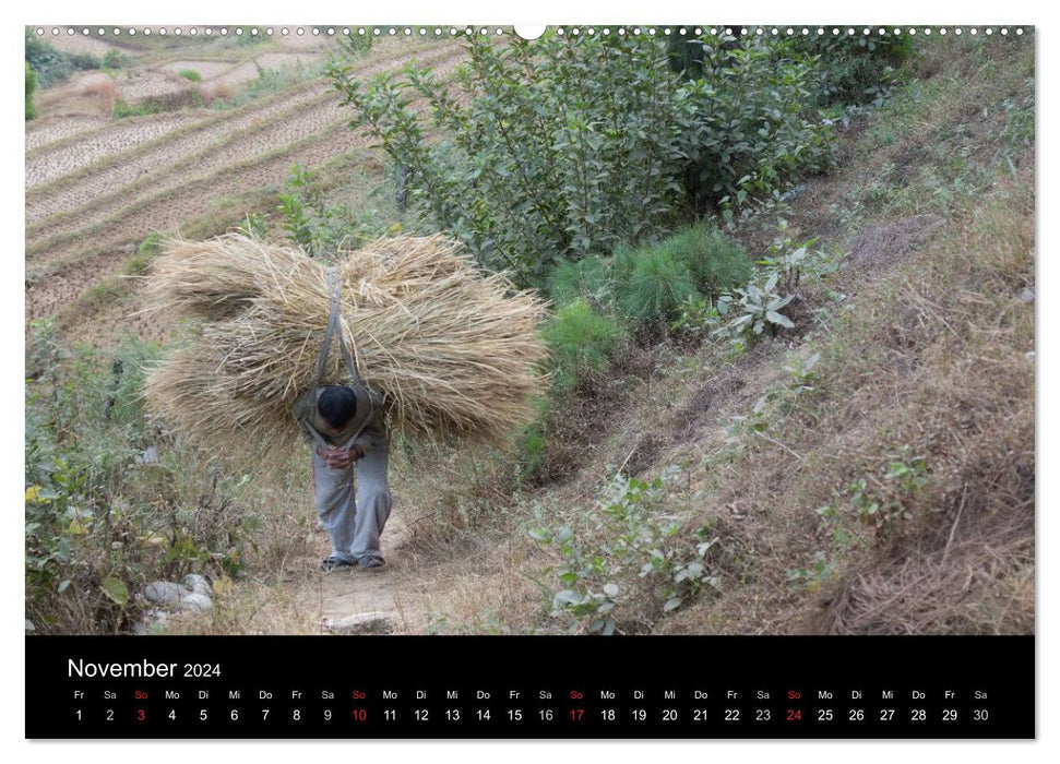 Bhutan 2024 - Land des Donnerdrachens (CALVENDO Premium Wandkalender 2024)