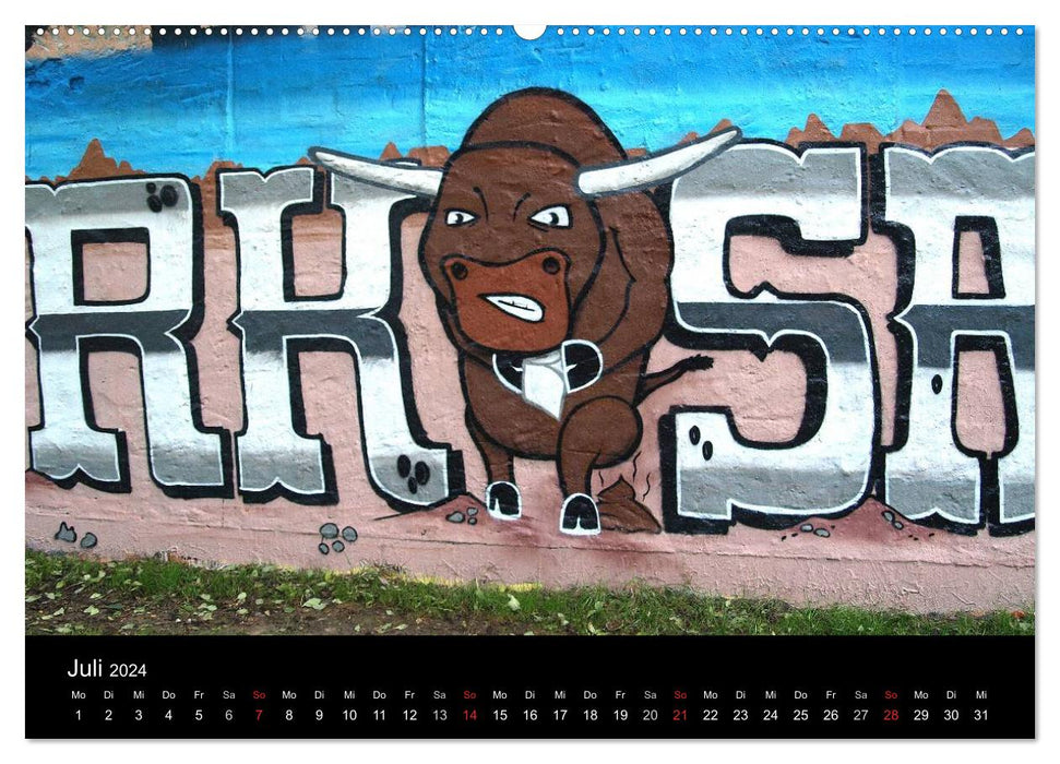 Grafitti 2024 (CALVENDO Wandkalender 2024)