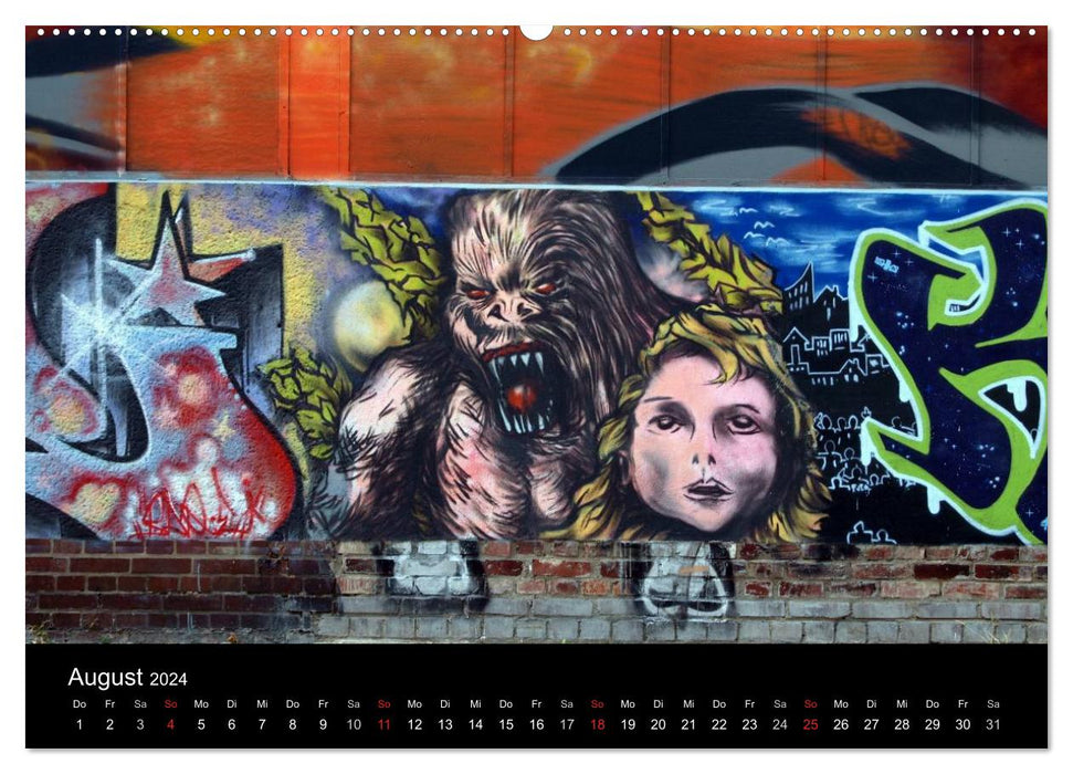 Grafitti 2024 (CALVENDO Wandkalender 2024)