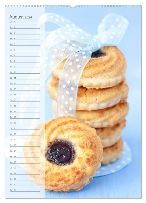 Gebäck und Kuchen Küchenplaner (CALVENDO Premium Wandkalender 2024)